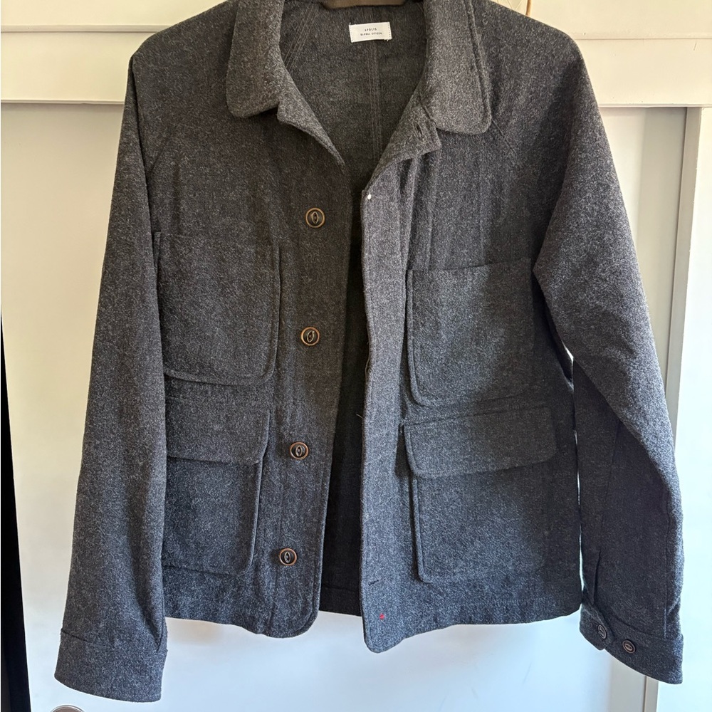 Apolis Gray Wool Blend Jacket